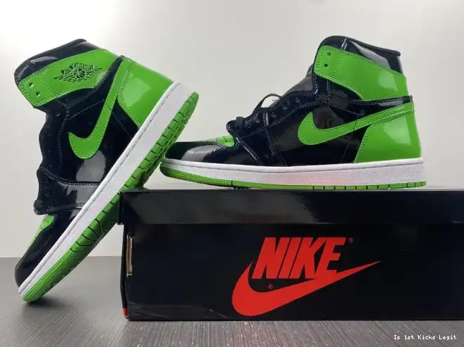 Jordan 1 High Air Pine 555088-030 Green OG 0615
